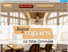 Tablet Screenshot of bistrotdescopains.com